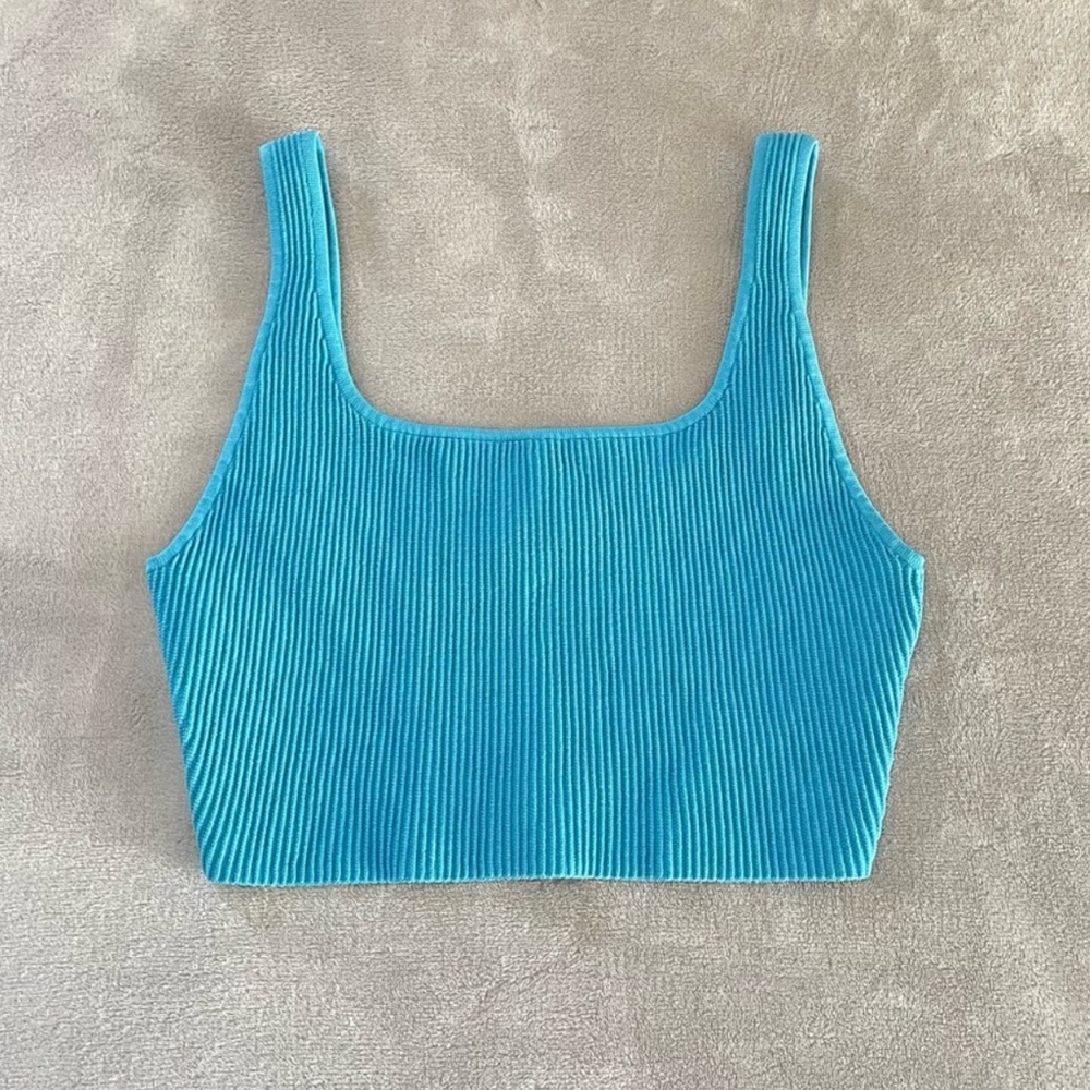 Aritzia Babaton Sculpt Knit Crop Tank